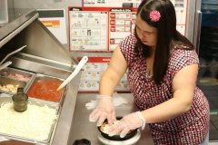 Allyn Adult Day Program Tours the Amelia Pizza Hut Kitchen