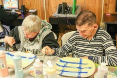 Adult Day Program Paints Heartfelt Bistro Platters for Open Your Heart Fundraiser