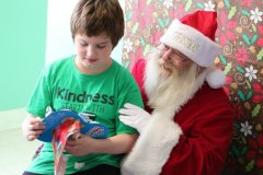 Santa Visits Saturday Kids Club