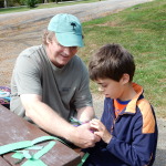 Donor Mike Valdrini with Stepping Stones participant