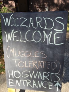 hogwarts sign