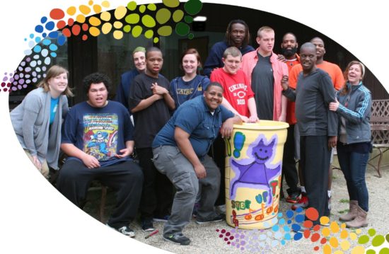 Step-Up Students complete colorful rain barrel project in Cincinnati, Ohio