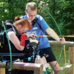 At Stepping Stones, teens and adults with disabilities made summer memories and developed their abilities with cool activities like archery in our summer programs.