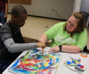 Visionaries + Voices partners with Stepping Stones program for students with autism.