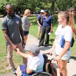FC Cincinnati Celebrates Camp Kindness Day with Stepping Stones programs for people with disabilities.