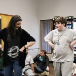 Ensemble Theatre I Students with autism use Hunter Heartbeat Method at Stepping Stones