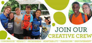 A group of adorable kids and counselors I Summer Day Camp Job Openings at Stepping Stones